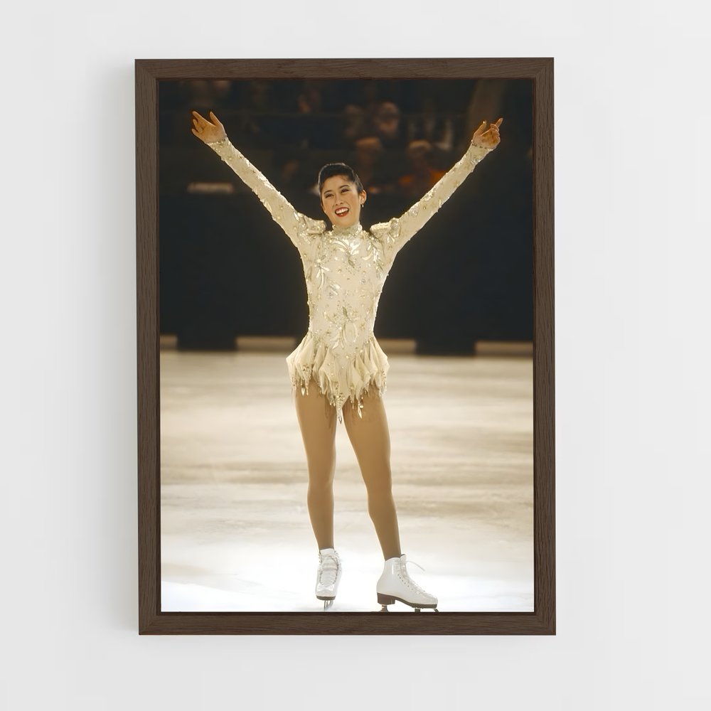 Poster Élégance Glacée – affiche Patinage artistique (vue 5)